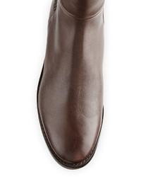 Cole Haan Rockland Leather Knee Boot Chestnut