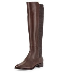 Cole Haan Rockland Leather Knee Boot Chestnut