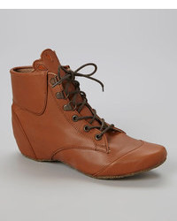 Chestnut Brown Pollen Leather Ankle Boot