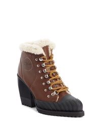 Chloé Rylee Genuine Shearling Lined Hiking Boot