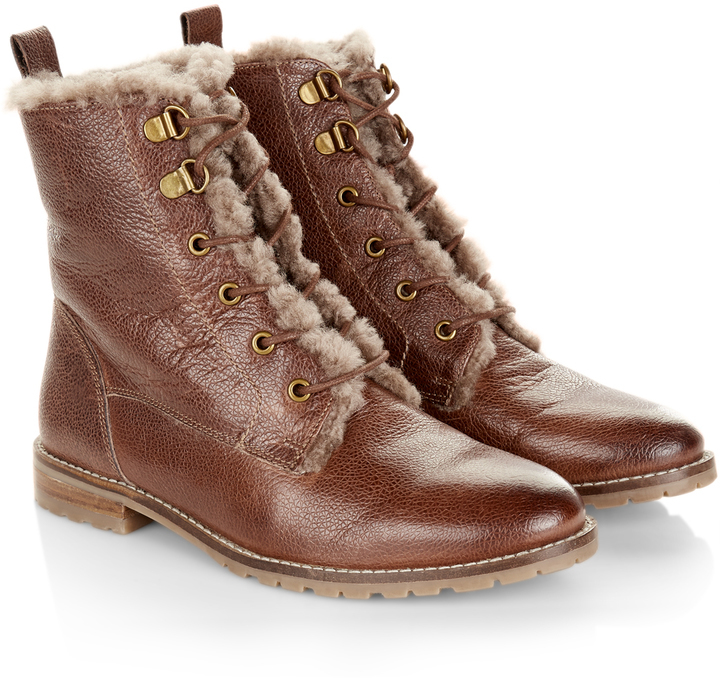 Monsoon Dee Fur Lined Ankle Boot, $140 