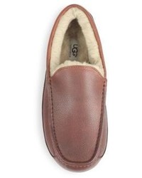 UGG Ascot Scotch Grain Leather Slippers
