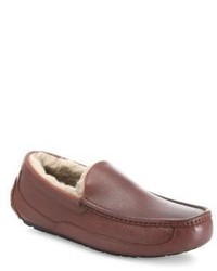 UGG Ascot Scotch Grain Leather Slippers