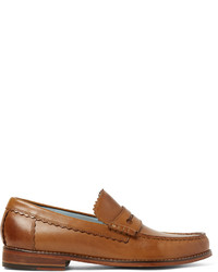 Grenson Ashley Burnished Leather Penny Loafers