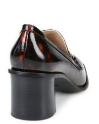 Tory Burch Berline Patent Leather Block Heel Loafers