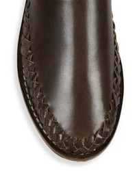Maison Margiela Braided Leather Loafers