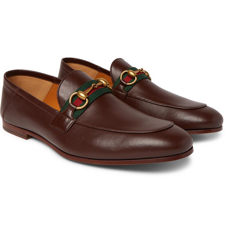 Barrett horsebit-buckle leather loafers - Brown