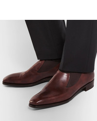 George Cleverley Bulow Burnished Leather Loafers
