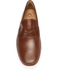 Tod's Chunky Sole Penny Loafers