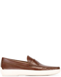 Tod's Chunky Sole Penny Loafers