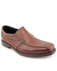 Clarks Quid Felix Brown Leather Loafers Shoes Uk 7
