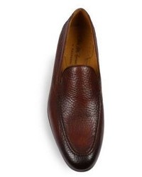 Saks Fifth Avenue Collection Venetian Tumbled Leather Loafers