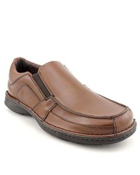 Dockers Cayenne Dark Brown Moc Leather Loafers Shoes