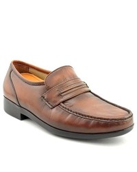 Easy Spirit Nelson Brown Leather Loafers Shoes