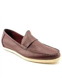 Eli Brown Moc Leather Loafers Shoes