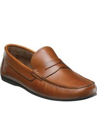 Florsheim Jasper Penny Cognac Smooth Leather Penny Loafers