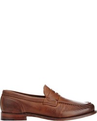 Hh Brown Shoe Company Miles Penny Loafers Brown