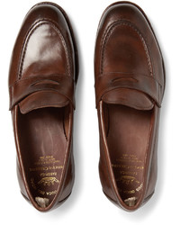 Officine Creative Ivy Polished Leather Penny Loafers
