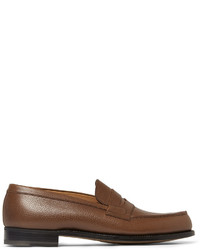 Jm Weston 180 The Moccasin Leather Penny Loafers