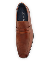 Kenneth Cole Later Date Perforated Leather Loafer Cognac