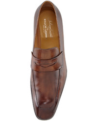 Leather Penny Loafer Brown