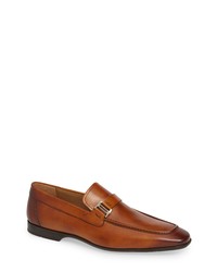 Magnanni Lino Loafer In Brown Leather At Nordstrom