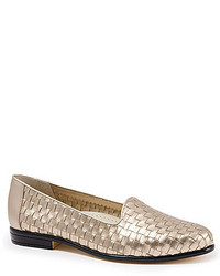 Trotters Liz Woven Leather Slip On Loafers