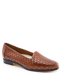 Trotters Liz Woven Leather Slip On Loafers