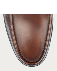 Lorian Leather Loafer In Mid Brown