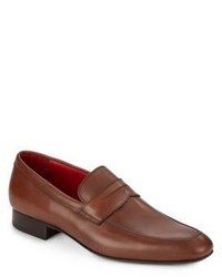 Moc Toe Leather Loafers