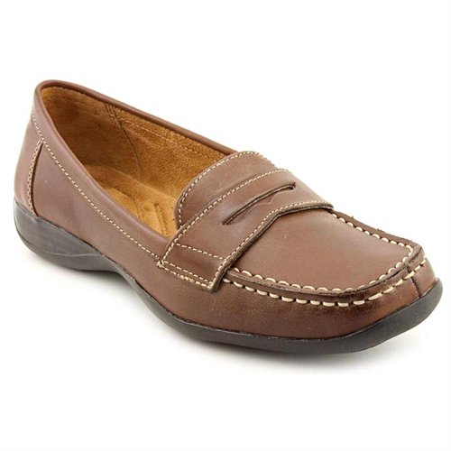 Naturalizer Carletta Brown Moc Leather Loafers Shoes Newdisplay, $46 ...