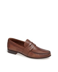 Prada Saffiano Penny Loafer Brown Rosewood 115us 105uk