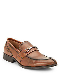 Vince Camuto Puccio Perforated Trim Leather Loafers