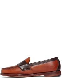 Brooks Brothers Rancourt Co Two Tone Penny Loafers