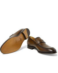Berluti Reflet Leather Loafers