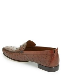 Mezlan Rollini Ostrich Leather Loafer