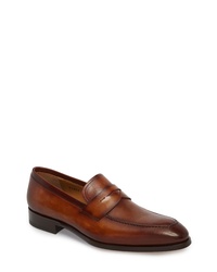 Magnanni Rolly Apron Toe Penny Loafer