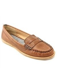 Splendid Belmont Brown Moc Leather Loafers Shoes