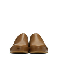 Feit Tan Hand Sewn Leather Loafers