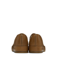 Feit Tan Hand Sewn Leather Loafers