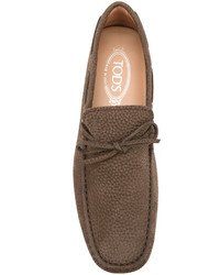 Tod's Tie Front Loafers
