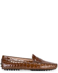 Tod's Crocodile Effect Loafers