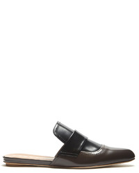Marni Two Tone Leather Backless Loafers