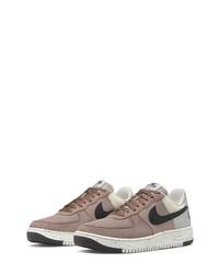 Nike Air Force 1 Crater Sneaker In Brownvoltblack At Nordstrom