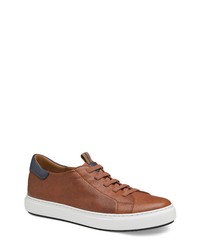 J AND M COLLECTION Anson Lace To Toe Sneaker In Cognac Sheepskin At Nordstrom