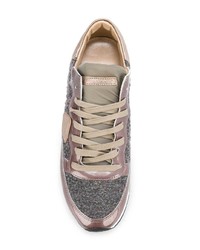 Philippe Model Boucl Knit Panelled Sneakers