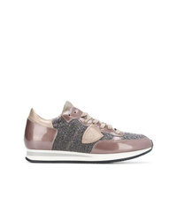 Philippe Model Boucl Knit Panelled Sneakers