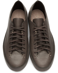 Feit Brown Leather Sneakers