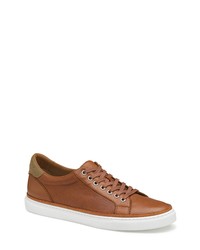 J AND M COLLECTION Casey Sneaker In Cognac Sheepskin At Nordstrom