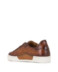Magnanni Faded Leather Low Top Sneakers